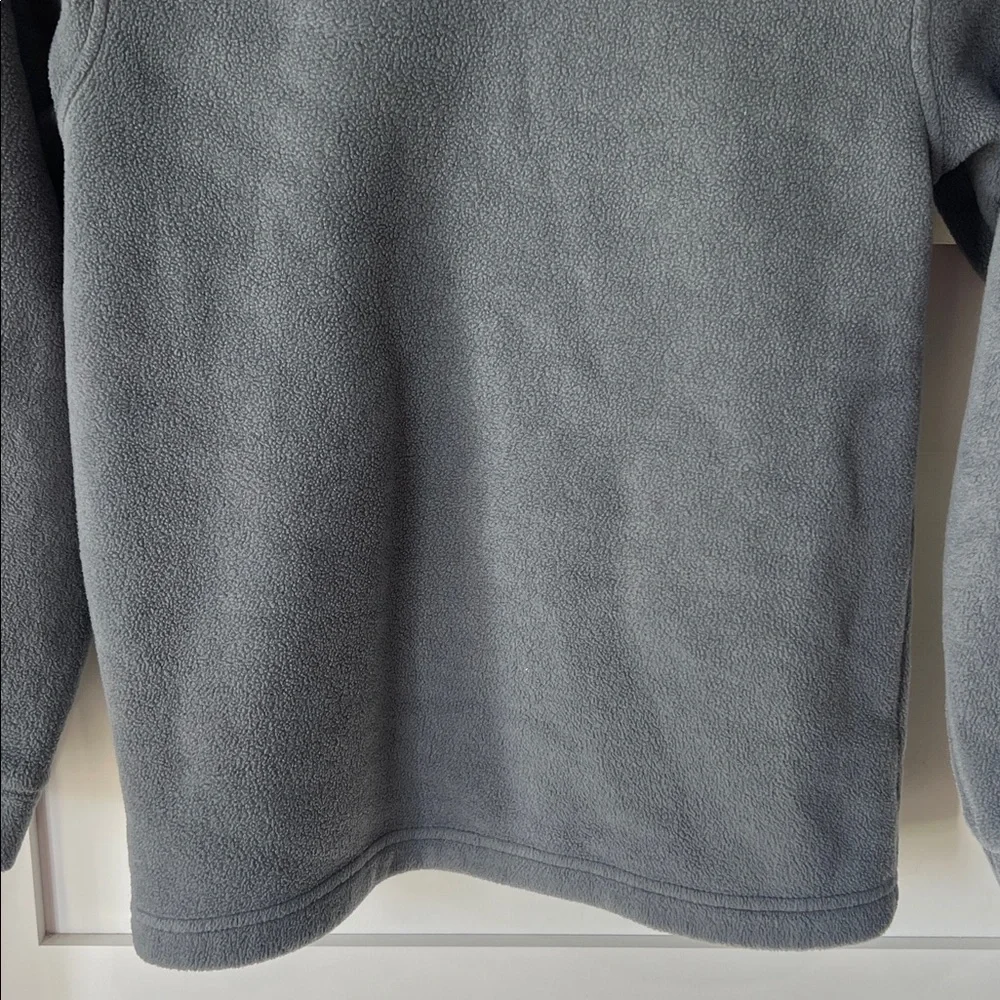 Columbia Gray Full-Zip Fleece Jacket Youth Small